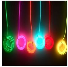 2m/3m/5m Flexible Neon Light Glow EL Wire Rope tube Cable Strip LED Neon Lights Shoes Clothing Car party decorative controller 2024 - buy cheap