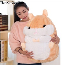 stuffed fillings toy Large 60cm light brown hamster plush toy lovely cartoon hamster soft doll hugging pillow gift s0662 2024 - buy cheap