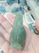 Grifo de jade Dongling tallado a mano péndulo tortuga 2024 - compra barato