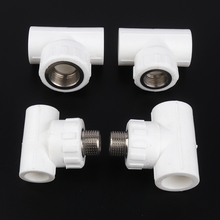 5pcs/lot PPR Garden Water Connectors Farm Irrigation System Fountain Pipe Connector Copper Female Aquarium Fittings Tee Joints 2024 - buy cheap