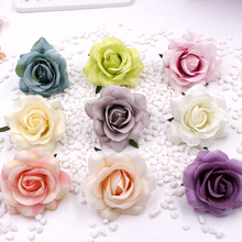 Artificial decorative Rose high quality flowers rose head silk flower head for wedding home party decor simulation rose head 2024 - buy cheap