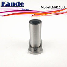 Kande Bearings LMH10LUU LMH10L 2pcs/lot LMH10LUU  Extended Oval Flange Linear Ball Bearing dr:10mm LMH10L UU 2024 - buy cheap
