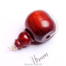 High Quality 16,18,20mm Smooth Natural Column Shape Deep Red Wood Tibet Guru DIY Gems Loose Beads 1Set w3461 2 3 2024 - buy cheap