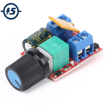 Mini DC-DC 6-30v 5a 90w motor pwm controlador de velocidade módulo interruptor de controle 10khz led dimmer interruptor de placa ajustável 2024 - compre barato