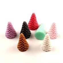 LF 10Pcs Mixed Resin Ice-Cream Cone Decoration Crafts Flatback Cabochon Kawaii DIY Embellishments For Scrapbooking Accessories 2024 - buy cheap