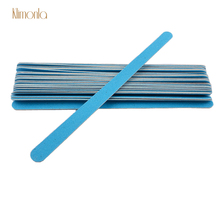 Professional 200pcs/lot Blue Double-sided Nail Sanding Blocks Nail File Nail Trimming Polishing Bar Manicure Accessories Tools 2024 - buy cheap