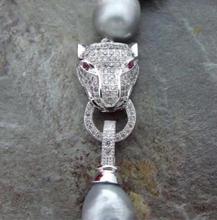 Hermosa de 12-13mm pulsera de perlas gris 8 pulgadas collar de 18" 2024 - compra barato
