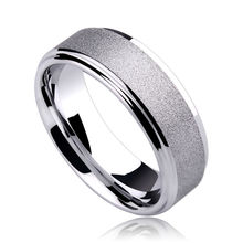 New Fashion 7mm Width Comfort Fit Tungsten Rings for Man Brushed the Surface Scratch Proof Size 7-11 Free Shipping 2024 - buy cheap