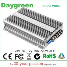 24V TO 12V 60A 720W Newest DC DC Step Down Converter Reducer For Automotive Machine ACC Enable 5 terminal Daygreen Patented 2024 - buy cheap