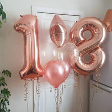 Воздушные шары из розового золота, 2 шт., 40 дюймов 2024 - купить недорого