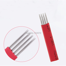 4 x 3Pin Flat Eyebrow Blade 3D Permanent Makeup Eyebrow Microblading 4 Raws R3 Round needles 2024 - buy cheap