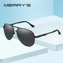 MERRY'S Men Fashion Pilot Sunglasses HD Polarized Sun glasses For Men Driving Aluminum Legs UV400 Protection S8290 2024 - buy cheap