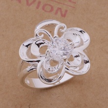 Женское и мужское кольцо из серебра 925 пробы с бабочкой/камнем 2024 - купить недорого