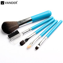 Vander Profissional Mini 5Pcs Makeup Brushes Cosmetics Tools Eyeshadow Eye Face Makeup Brush Gift Set Blush Soft Brushes Kit New 2024 - buy cheap