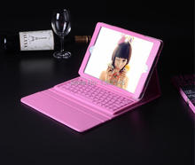 2 in 1 Wireless Silicone Bluetooth Keyboard for Apple ipad 2 3 4 New ipad 9.7'' Stand PU Leather Cover Book Protector Shell Case 2024 - buy cheap