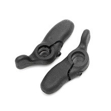 1 Pair MTB Mountain Bicycle OX Horn Shape Bar Ends Road Rubber Handlebar 2024 - buy cheap