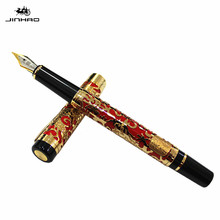 Jinhao-pluma estilográfica de diseño único de 0,5mm, Punta fina, regalo de negocios, bolígrafos de tinta Iraurita para estudiantes, suministros para escuela y oficina, 1 ud. 2024 - compra barato