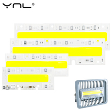 YNL COB LEVOU Chip Lâmpada de 30 W 50 W 70 W 100 W Bombillas CONDUZIU a Lâmpada 220 V de Entrada Não precisa Driver IC Inteligente YXT Holofotes LEVOU chip Holofote 2024 - compre barato