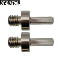 DT-DIATOOL de brocas para Adaptador M14 macho a 3/8, vástago hexagonal para brocas de sierra, disco de molienda, 2 piezas 2024 - compra barato