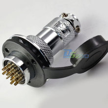 High Quality Brand New 10 Pin Aviation Amphenol Cable connector plug 19mm 2024 - buy cheap