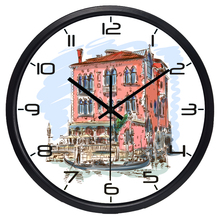 Venice house Wall Clock European Home Decoration Brand Indoor/Outdoor Wall Clock Pretty French Classical Watch 2024 - buy cheap