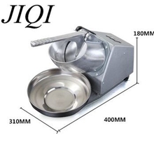 JIQI Ice Shaver Machine Electric Snow Cone Maker Stainless Steel Shaving Crusher 2024 - buy cheap