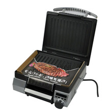 220v 1650w 1pc Commercial barbecue machine Professional steak machine household fried grilled iron plate BBQ meat machine 2024 - buy cheap