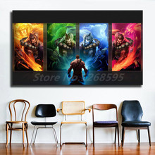 Spirit Guard Udyr League Of Legends Wallpaper Canvas Painting Print Living Room Home Decor Modern Wall Art Oil Painting Poster 2024 - buy cheap