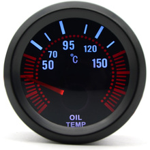 2'' 52mm Universal Smoke Lens Oil Temp Temperature Gauge 50-150C LED With Oil Temp Sensor Car gauge 2024 - buy cheap