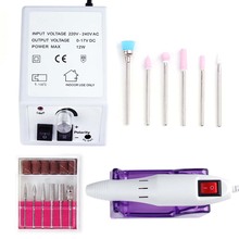 Electric Manicure Gel Cuticle Remover Milling Nail Drill Apparatus for Pedicure Polish Machine Nail Art Drill Bits Set 2024 - buy cheap