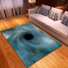 Современные 3D мечта черные дыры искусство домашние ковры для гостиной спальни коврики прикроватные чайный столик татепы детская комната на заказ ковер 2024 - купить недорого
