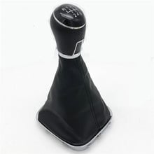 For VW Volkswagen Polo 6C 2015 2016 2017 2018 5/6 Speed Gear Gear Lever Stick Shift Knob With Leather Boot Car Styling 2024 - buy cheap