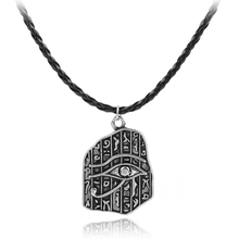 Vintage Silver Color Egypt Eye Of Horus Pendant Necklace Charm Wedjat Eye Statement Jewelry Rock Hiphop Party Accessories 2024 - buy cheap