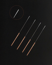 Cuchillo de aguja de masaje de acupuntura desechable, agujas asépticas con mango de cobre Yunlong, 100/0,35/0,40mm, 0,50 Uds. 2024 - compra barato