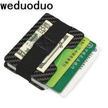 Weduoduo Carbon Fiber Credit Card Holder Super Light Weight Card Cases Durable Men Card Wallets Slim Portable Bank Card Holders 2024 - buy cheap