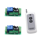 Sistema de interruptor sem fio à prova d'água, controle remoto 2relaych receptor e transmissor 315/433mhz, alternância momentânea travado 2026 - compre barato