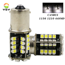 YSY 50pcs Canbus BA15S/1156 P21W 44SMD Auto Led 1156 Ba15s 1210 3528 Rear Tail Brake Turn Light Bulbs Car Lamp 12 Volts white 2024 - buy cheap