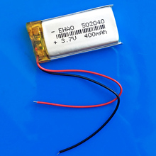 502040 3,7 V 400mAh литий-ионный полимерный аккумулятор, перезаряжаемый по индивидуальному заказу, оптовая продажа, CE FCC ROHS MSDS, сертификация качества 2024 - купить недорого