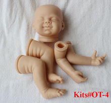 Limited издание OT-4 Reborn Baby Doll комплект винил реалистичные куклы Мягкие силиконовые реальные нежное прикосновение Неокрашенный куклы Запчасти популярный Сделай Сам Детские игрушки 2024 - купить недорого