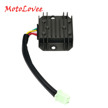 MotoLovee 4 Pins Wires Voltage Regulator Rectifier GY6 150-250cc ATV Quad Moped Scooter Buggy Motorcycle Motorbike 2024 - buy cheap