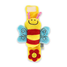 Newborn Wrist Rattles Baby Toys Cartoon Animal Bee Sheep Butterfly Chicken Rattles Hand Bell Toddler Plush Toys 0-12 Months 2024 - buy cheap