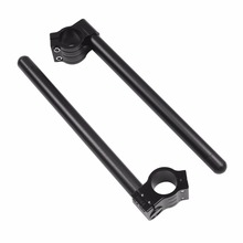 Motorcycle Handlebar Racing Adjustable CNC 31/32/33/35/37/39/41/51mm Clip On Ons Fork Handlebars Handle Bar Cafe Racer black 2024 - buy cheap