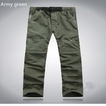 Men Quick Dry Outdoor Fishing  Pants Removable Hiking&Camping Pants Male Summer Breathable Hunting&Climbing Pants S-XXXL 4 Color 2024 - buy cheap