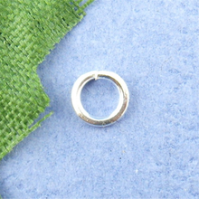 Doreenbeads 1500pcs cor prata aberto pular anel 4mm em dia. (B00491) 2024 - compre barato