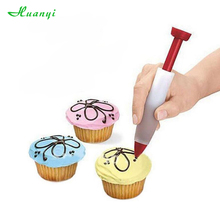 Silicone Food Writing Pen Chocolate Decorating tools Cake Mold Cream cup,cookie Icing Piping Pastry Nozzles kitchen accessories 2024 - buy cheap