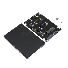 Mini compartimento conversor para ssd pcie msata, cartão conversor para adaptador msata 2.5 com estojo 2024 - compre barato