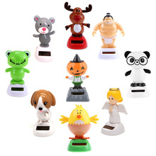 Car Dashboard Toys Solar Creative Powered Dancing Animal Swinging Animated Bobble Dancer Car Interior Decor Car Ornaments 2024 - buy cheap