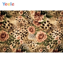 Yeele-fondos de fotografía personalizados para estudio fotográfico, telón con diseño de flores, rosas, leopardo, roca joven y salvaje 2024 - compra barato