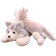 1pc 60-110cm Cute Lying Husky Dog Plush Toys Stuffed Soft Dog Animal Pillow Cushion Kids Lovely Doll Girls Christmas Binquedos 2024 - buy cheap