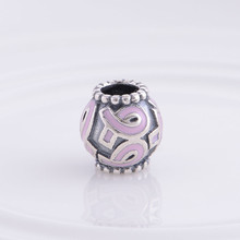 Authentic 925 Sterling Silver Love Knot Enamel Charms Bead Women DIY Jewelry Fits Pandora Snake Chain Bracelet 2024 - buy cheap